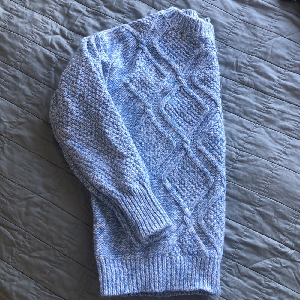 Cable Stitch Hand Dyed Sweater